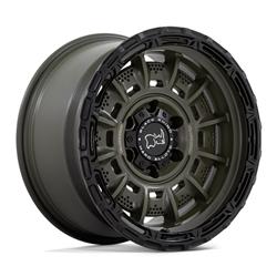 Black Rhino Legion Olive Drab Green Wheels with Black Lip 20x10