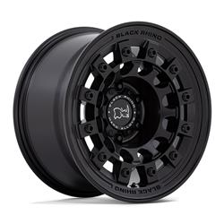 Black Rhino Fuji Matte Black Wheels 17x8