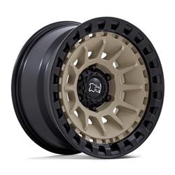 Black Rhino Barrage Desert Sand on Matte Black Wheels 17x8.5