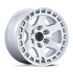 Black Rhino Bahari Gloss Silver Wheels with Machined Face 17x8.5