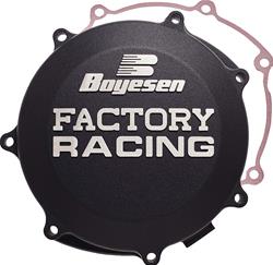 Boyesen Factory Racing Clutch Covers for 2021-2026 KX250, 2024 KX250 50TH ANNIVERSARY EDITION, 2021-2025 KX250X - CC-17CB