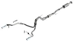 DNA Motoring CBE-F1500-T1-BT CBEF1500T1BT Stainless Steel Catback Exhaust System for Ford 11th Gen 