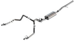 Borla Touring Exhaust Systems for 2024-2025 SIERRA 1500, SILVERADO 1500 - 140990