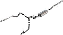 Borla Touring Cat-Back Exhaust Systems for 2024-2025 SIERRA 1500, SILVERADO 1500 - 141002