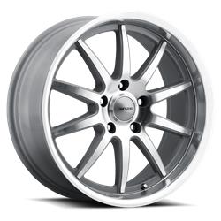 Boze Flo-Lite B2 Series Titanium Machined Wheels with Diamond Cut Lip 18x8