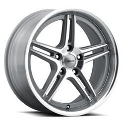 Boze Flo-Lite B3 Series Titanium Machined Wheels with Diamond Cut Lip 18x8