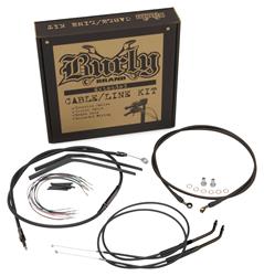 Burly Brand Black Cable/Line Install Kits B30-1139