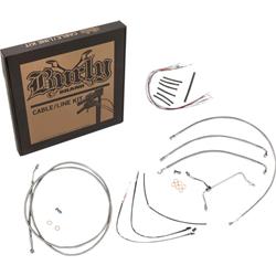 Burly Brand Braided Stainless Steel Cable/Line Install Kits