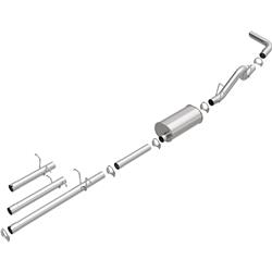 BRExhaust Direct-Fit Exhaust Systems for 1998-2001 RAM 1500, 1998-2002 RAM 3500 - 106-0028