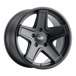 Black Rock Series 955B Detour Matte Black Wheels 17x9
