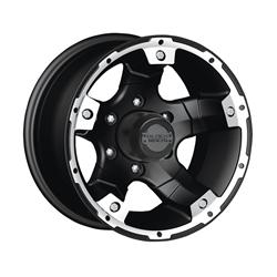 Black Rock Series 900 Viper Matte Black Wheels 15x8