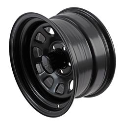Black Rock Series 942 Type D Matte Black Wheels 15x8