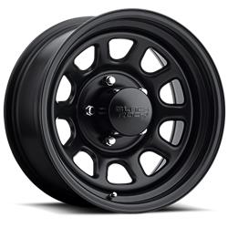 Black Rock Series 942 Type D Matte Black Wheels 16x7