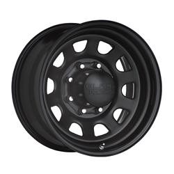 Black Rock Series 942 Type D Matte Black Wheels