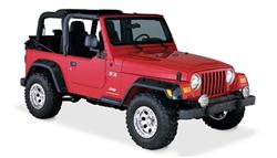 Bushwacker Pocket-Style Fender Flares for 1997-2006 WRANGLER - 10917-07