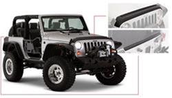 Bushwacker Trail Armor Hood Stone Guards for 2007-2017 WRANGLER, 2018 WRANGLER JK - 14013