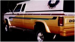 Husky Extend-A-Fender Flares for 1981-1993 D250, RAMCHARGER - 2805901