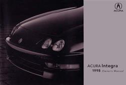Bishko Factory OEM Owner's Manuals and User Guides for 1998 INTEGRA - 10019