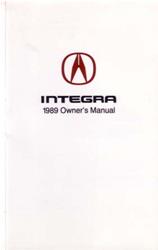 Bishko Factory OEM Owner's Manuals and User Guides for 1989 INTEGRA - 10023