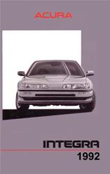 Bishko Factory OEM Owner's Manuals and User Guides for 1992 INTEGRA - 10036