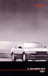 Bishko Factory OEM Owner's Manuals and User Guides for 1987 LEGEND - 10037
