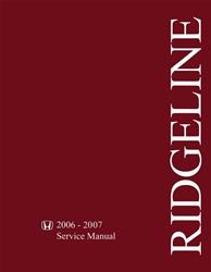 Bishko Factory OEM Service Manuals for 2006-2007 RIDGELINE - 10055