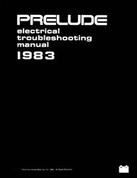 Bishko Factory OEM Service Manuals for 1983 PRELUDE - 10069