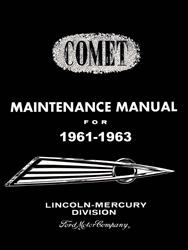 Bishko Factory OEM Service Manuals for 1961-1963 COMET - 10107