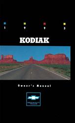 Bishko Factory OEM Owner's Manuals and User Guides for 1993 C60 KODIAK, C70 KODIAK - 10328