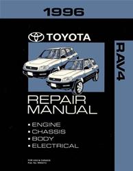 Bishko Factory OEM Service Manuals for 1996 RAV4 - 10351