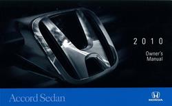 Bishko Factory OEM Owner's Manuals and User Guides for 2010 ACCORD - 10466