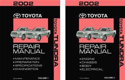 Bishko Factory OEM Service Manuals for 2002 TUNDRA - 10508