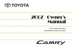 Bishko Factory OEM Owner's Manuals and User Guides for 2007 CAMRY - 10532