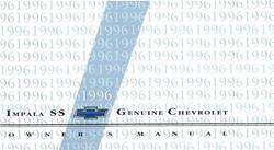 Bishko Factory OEM Owner's Manuals and User Guides for 1996 IMPALA - 10602