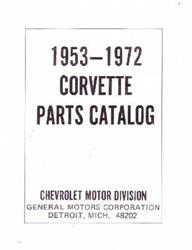 Bishko Factory OEM Part Lists and Illustrations for 1953-1972 CORVETTE - 1077