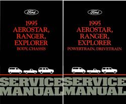 Bishko Factory OEM Service Manuals for 1995 AEROSTAR, EXPLORER, RANGER - 10814