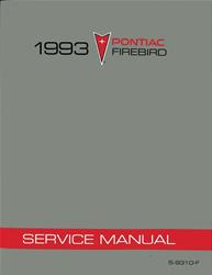 Bishko Factory OEM Service Manuals for 1993 FIREBIRD - 10831