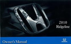 Bishko Factory OEM Owner's Manuals and User Guides for 2010 RIDGELINE - 10845