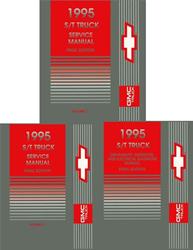 Bishko Factory OEM Service Manuals for 1995 S10, SONOMA - 10862