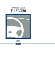 Bishko Factory OEM Owner's Manuals and User Guides for 1998 F-150, F-250 - 10875