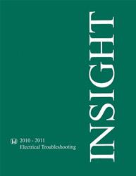 Bishko Factory OEM Service Manuals for 2010-2011 INSIGHT - 10956