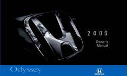 Bishko Factory OEM Owner's Manuals and User Guides for 2006 ODYSSEY - 10958