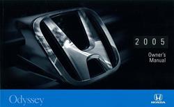 Bishko Factory OEM Owner's Manuals and User Guides for 2005 ODYSSEY - 11053