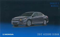 Bishko Factory OEM Owner's Manuals and User Guides for 2012 ACCORD - 11080
