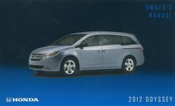 Bishko Factory OEM Owner's Manuals and User Guides for 2012 ODYSSEY - 11138