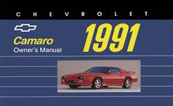 Bishko Factory OEM Owner's Manuals and User Guides for 1991 CAMARO - 11207