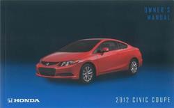 Bishko Factory OEM Owner's Manuals and User Guides for 2012 CIVIC - 11262