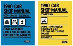 Bishko Factory OEM Service Manuals for 1980 LTD, MARK VI, MARQUIS - 11403