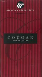 Bishko Factory OEM Owner's Manuals and User Guides for 1995 COUGAR - 11424