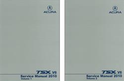 Bishko Factory OEM Service Manuals for 2010 TSX - 11473